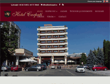 Tablet Screenshot of hotelcarpati.ro